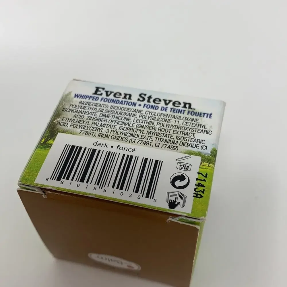 Even Steven Whipped Foundation Make Up Cosmetics Dark
